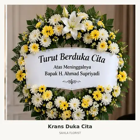 Krans Bunga Duka Poso